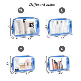 img 1 attached to Efficiently Compact and Water-resistant: CICINIO Cosmetic Portable Waterproof Organizer