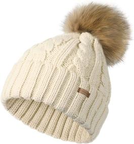 img 4 attached to Camptarce Winter Chunky Beanie Trendy Outdoor Recreation and Hiking & Outdoor Recreation Clothing