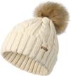 camptarce winter chunky beanie trendy outdoor recreation and hiking & outdoor recreation clothing logo