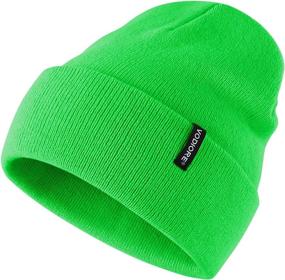 img 4 attached to VODIORE Beanie Winter Slouchy Cuffed Sports & Fitness