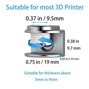 img 3 attached to 🖨️ HUTNUOY CR 10S Adjustable Printer Accessories: Enhance Print Quality and Efficiency!