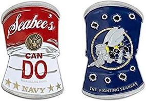 img 2 attached to Vanguard Navy Coin Seabee Can