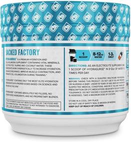 img 2 attached to 🍊 HYDRASURGE Electrolyte Powder - Enhanced Hydration Supplement with Key Minerals, Himalayan Sea Salt, Coconut Water, & More - Keto Friendly, Sugar Free & Naturally Sweetened - 60 Servings, Orange Mango Flavor