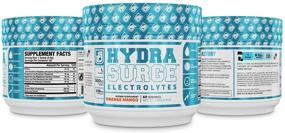 img 1 attached to 🍊 HYDRASURGE Electrolyte Powder - Enhanced Hydration Supplement with Key Minerals, Himalayan Sea Salt, Coconut Water, & More - Keto Friendly, Sugar Free & Naturally Sweetened - 60 Servings, Orange Mango Flavor