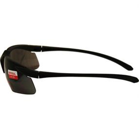 img 1 attached to 👓 UV400 Magnifying Bifocal Safety Glasses with 2.50 Magnifier Smoke Lens - Apex Reading Eyewear