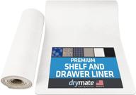 drymate premium shelf and drawer liner (12” x 59”), (set of 2) – slip-resistant, durable, non adhesive | usa made logo