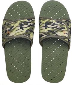 img 2 attached to Outdoor Boys' Shoes: Showaflops Antimicrobial Shower Water Sandals