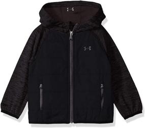 img 2 attached to 🧥 Stay Warm and Stylish with Under Armour Boys' Day Trekker Hooded Hybrid Jacket