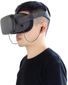 img 3 attached to 🎧 Orzero Earbuds for Oculus Quest VR Headset - Upgraded Durable Speakers, High Clarity Sound with Non-Disturbing Length