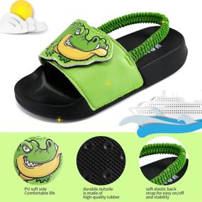 img 3 attached to 👶 ASHION Toddler Sandals Slipper Swimming Boys' Shoes & Sandals