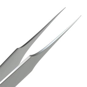 img 2 attached to 💅 Get Perfect Eyebrows with Tweezees Precision Stainless Steel Tweezers - Professional Slant & Splinter Tip for Extra Sharp Hair Removal