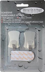 img 3 attached to 🪞 High-Visibility ReflectXL Shower Mirror - Shatterproof Design - Fogless Reflection with Easy Fog and Shadow Removal (Unclad)