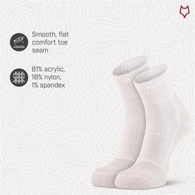 img 1 attached to 🧦 FoxRiver Men's Moisture-Wicking Athletic Quarter Socks