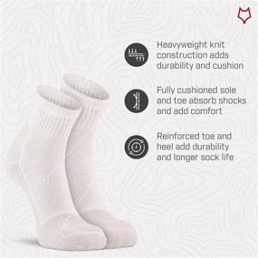 img 2 attached to 🧦 FoxRiver Men's Moisture-Wicking Athletic Quarter Socks