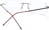 rimless progressive multifocal anti-blue light computer reading glasses logo