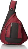 🎒 navy everest sling bag: optimal size backpacks and stylish daypacks for casual use logo