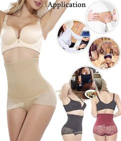 img 1 attached to 🩲 Gotoly Women High Waist Butt Lifter Tummy Control Panty - Slim Waist Trainer Body Shaper