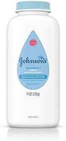 img 1 attached to 👶 JOHNSON'S Baby Powder, Pure Cornstarch with Soothing Aloe & Vitamin E – 9 oz (Pack of 2): Gentle Care for your Little One's Delicate Skin