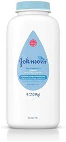 img 4 attached to 👶 JOHNSON'S Baby Powder, Pure Cornstarch with Soothing Aloe & Vitamin E – 9 oz (Pack of 2): Gentle Care for your Little One's Delicate Skin