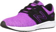 kid's new balance fresh foam vero racer v1 running shoe with bungee closure logo