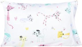 img 1 attached to 🐱 Cute Kitty Cats Soft Sheets Set Twin: Scientific Sleep - Perfect Bedding Gift for Girls (6, Twin)