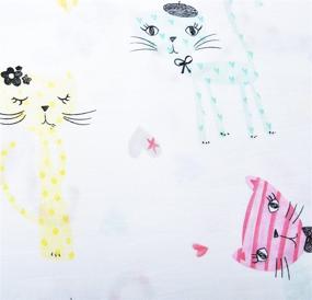 img 2 attached to 🐱 Cute Kitty Cats Soft Sheets Set Twin: Scientific Sleep - Perfect Bedding Gift for Girls (6, Twin)