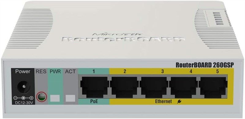 mikrotik rb260gsp 로고