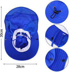 img 1 attached to 👒 Adjustable Removable Bucket Hat for Boys – Essential Summer Accessory in Hats & Caps