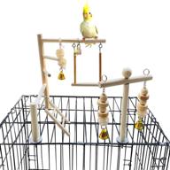 🦜 pinvnby bird playground: ultimate fun & fitness for small birds – parrot play gym, perches, ladders, swing toy & more! logo