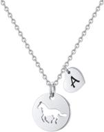 🐴 monooc horse gifts for girls: stainless steel horse necklace, kids' horse jewelry, circle hollow horse pendant necklace – perfect horse gifts for girls logo