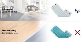 img 1 attached to 👍 Efficient Twist Micro Duo Floor Cleaner by Leifheit: Turquoise for Powerful Cleaning Results