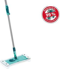 img 3 attached to 👍 Efficient Twist Micro Duo Floor Cleaner by Leifheit: Turquoise for Powerful Cleaning Results