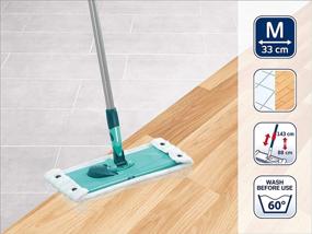 img 2 attached to 👍 Efficient Twist Micro Duo Floor Cleaner by Leifheit: Turquoise for Powerful Cleaning Results