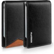 👝 leather minimalist men's accessories: runbox wallets - unblockable! logo