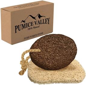 img 4 attached to Premium Pumice Stone for Feet - Natural Lava Foot Stone with Eco-Friendly Holder - Effective Callus, Wart, and Corn Removal - Pedicure Exfoliator for Dry Dead Skin, Heels, Elbows - Healthy Foot Care Scrubber