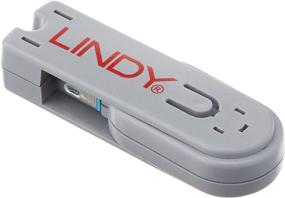 img 3 attached to 🔒 Lindy USB Port Blocker - 4 Pack, Blue (40452) - Enhanced SEO-friendly Product Name