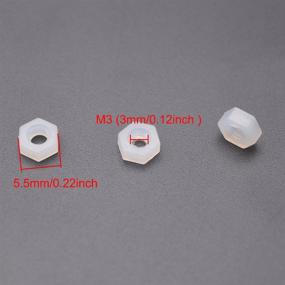 img 1 attached to Sydien 200Pcs Hexagon Fastener Diameter