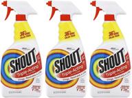 shout laundry stain remover: effective trigger spray - 30 ounce - pack of 3 logo