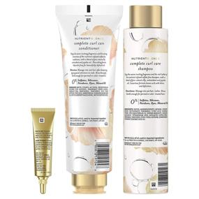 img 3 attached to Шампунь и кондиционер Pantene без сульфатов с лечебной маской для волос: полное уход за кудрями с маслом жожоба