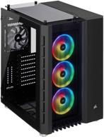 💎 corsair crystal series 680x rgb: ультимативный smart-кейс atx с высокой воздушной проходимостью и закаленным стеклом в стильном черном цвете логотип