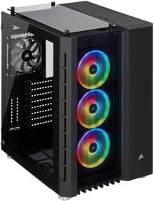 img 4 attached to 💎 CORSAIR Crystal Series 680X RGB: Ультимативный Smart-кейс ATX с высокой воздушной проходимостью и закаленным стеклом в стильном черном цвете