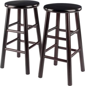 img 4 attached to Winsome 92784 Tabby Stool Espresso