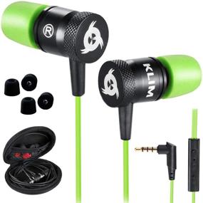 img 4 attached to KLIM Fusion Earbuds With Mic Audio - Long-Lasting Wired Ear Buds 5 Years Warranty - Innovative: In-Ear With Memory Foam Earphones With Microphone - 3