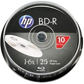 img 4 attached to Quality and Convenience: HP BD-R 📀 1-6X Logo Top 25GB 10pk Cake Box