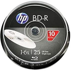 img 1 attached to Quality and Convenience: HP BD-R 📀 1-6X Logo Top 25GB 10pk Cake Box