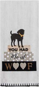 img 3 attached to Lover Embroidered Kitchen Towels Decor