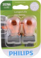 💡 longerlife miniature bulb: philips 3157nallb2 - 2 pack for extended durability logo