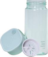 dedeya samily 300ml/ 10oz tritan bottle - leak-proof lid, small water bottle | cute & clear design, bpa-free (green) логотип