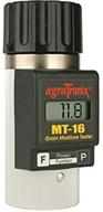 🌾 efficient grain moisture testing with agratronix mt-16 portable tester - digital meter display logo