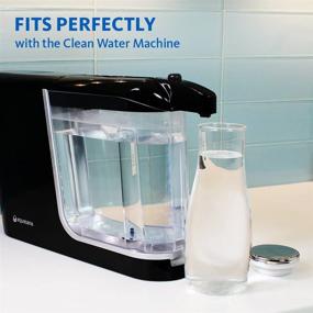 img 1 attached to Aquasana Premium Glass Carafe Ounces: Crystal Clear Water for Your Daily Refreshment